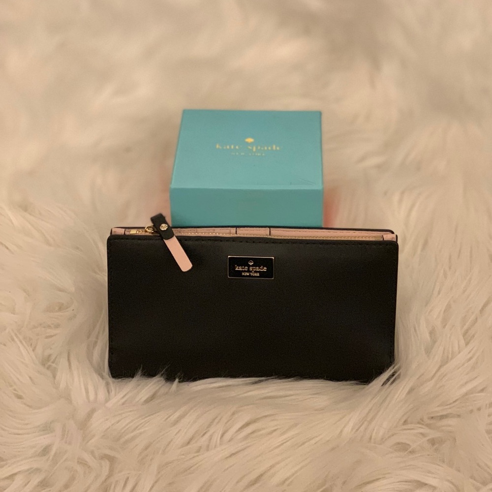 NWT Kate Spade Black Putnam Drive Braylon Wallet